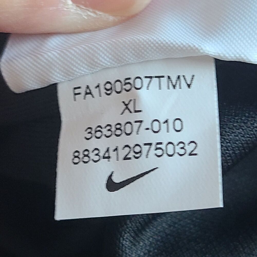 Nike Golf Polo Shirt Mens XL Black Dri-Fit Bang Drink Energy Logo Swoosh NWT - Picture 8 of 11